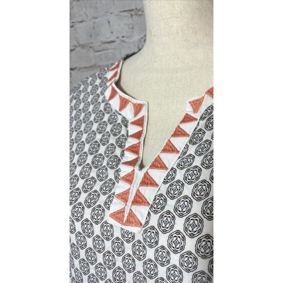 Umgee Women’s Mini Dress Boho Embroidered Neckline Size S - Picture 2 of 5